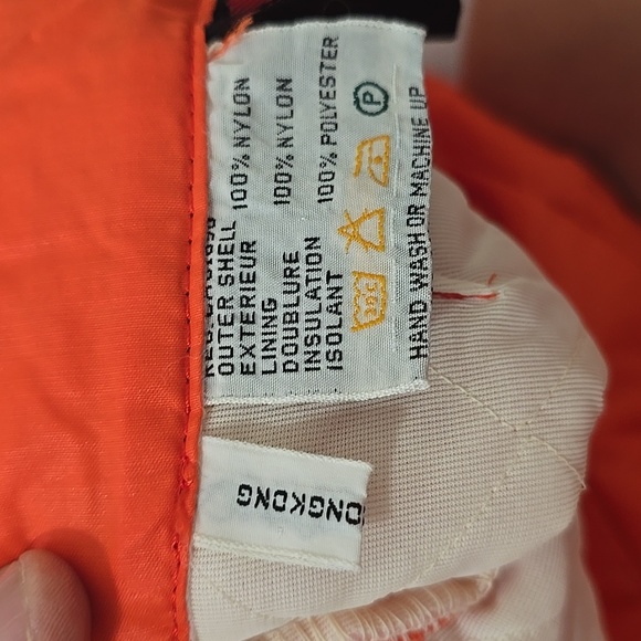 Inssbruck Vintage, Bright Orange Quilted Jacket and Pants Set S - Picture 11 of 13